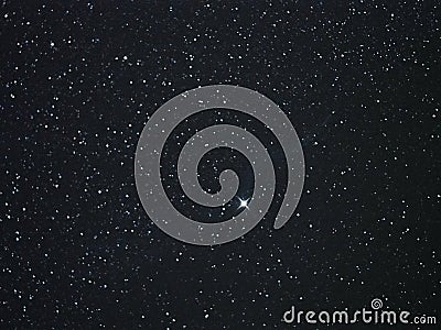 Night sky stars, Cygnus constellation star Stock Photo