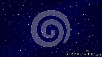 Night sky with stars and Milky Way illustration. Stock Photo