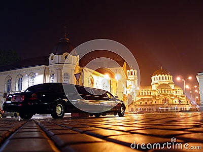 Night square Stock Photo