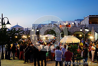 Festival Crowds, Skyros Greek Island, Greece Editorial Stock Photo