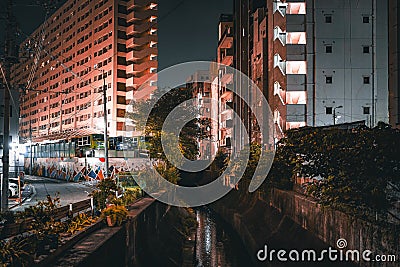 Night view of the city Stock Photo