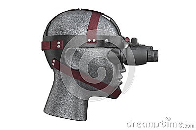 Night vision military, side view Stock Photo