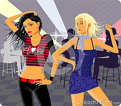 Nightclub Vector Illustration