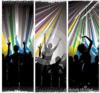 Nightclub background Vector Illustration