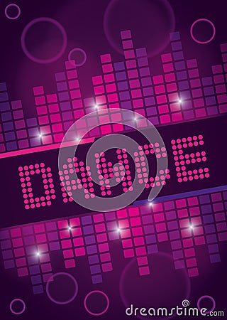 Nightclub Dance Background Design Vector Illustration