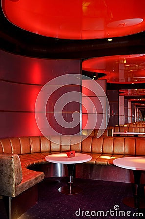 Nightclub interior Stock Photo