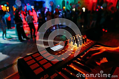 Nightclub parties Stock Photo