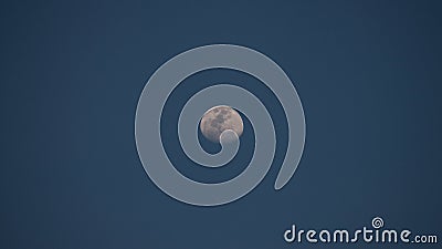 Nightly sky with moon Stock Photo