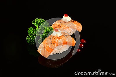 Nigiri sushi Stock Photo