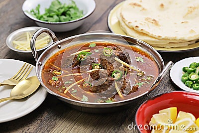 Nihari, pakistani beef curry Stock Photo