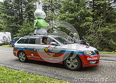 Nijntje Caravan- Le Tour de France 2014 Editorial Stock Photo