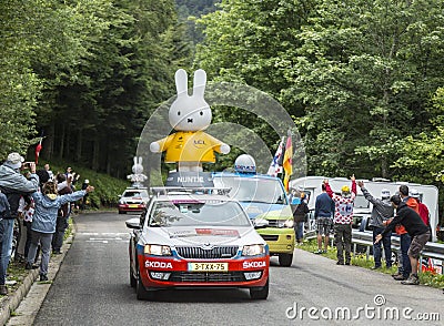 Nijntje Caravan - Tour de France 2014 Editorial Stock Photo