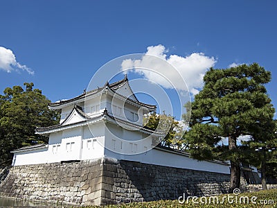 Nijo-jo Castle in Kyoto Editorial Stock Photo