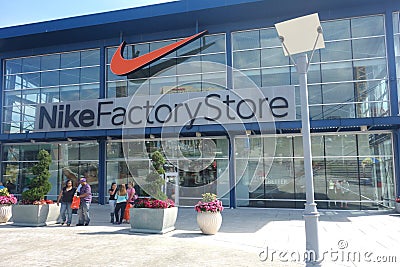 Nike Factory Store Editorial Stock Photo