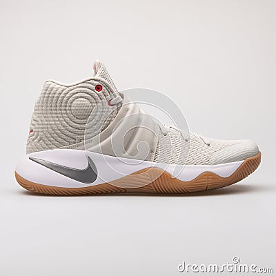 Nike Kyrie 2 bone silver sneaker Editorial Stock Photo