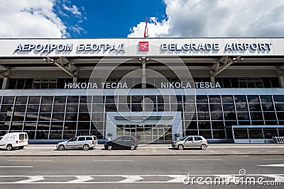 stock photography nikola tesla airport belgrade serbia may may aerodrom primary international image