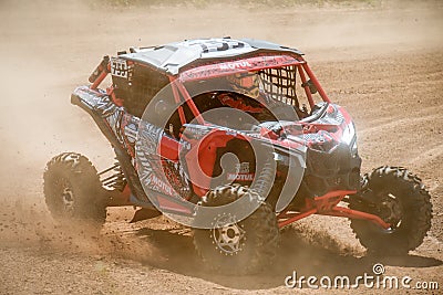 Nikolai Kudryavtsev 755, All-Terrain Vehicle Autocross Competition SSV Editorial Stock Photo