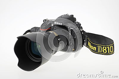 Nikon camera Editorial Stock Photo