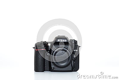 Nikon D7500 front Editorial Stock Photo