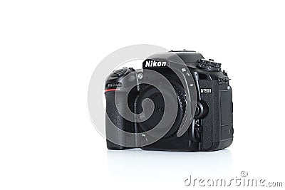 Nikon D7500 front right Editorial Stock Photo