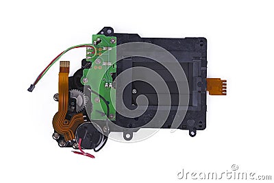 For Nikon D7000 Shutter Unit 1H998-119-1 with Curtain Blade Motor Assembly Component Part Camera Repair Spare Part Stock Photo