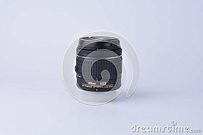 Nikon DSLR Kit Lens, AF-P Nikkon 18-55mm Editorial Stock Photo