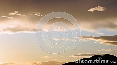 Sunrise Above South American Hill, HD Stock Photo