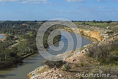 Nildottie, Murray River, South Australia Stock Photo