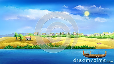 Nile river Stock Photo