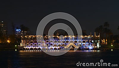 Nile riverboat Stock Photo