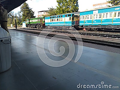 Nilgiri Mountain railways in Ooty Tamilnadu Editorial Stock Photo