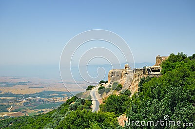 The Nimrod Fortress Stock Photo