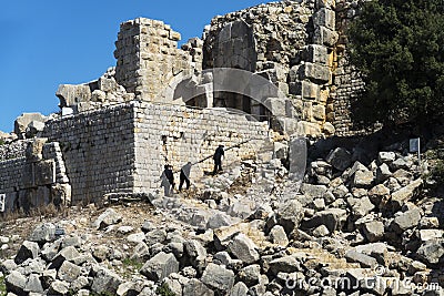 Nimrod fortress Editorial Stock Photo