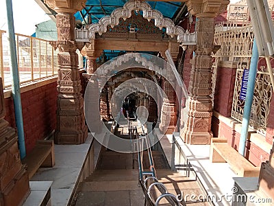 Nine doors of Osia Mata of Rajasthan Stock Photo