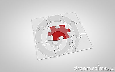 Final puzzle piece falls into place Stock Photo