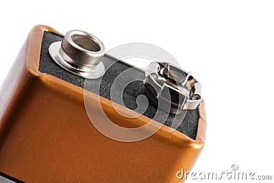 Nine volt battery Stock Photo