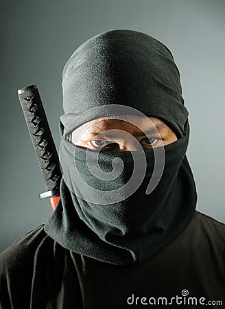 Ninja assassin Stock Photo