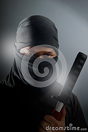 Ninja assassin Stock Photo