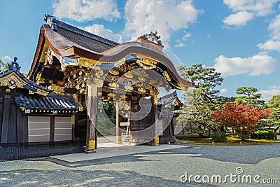 Ninomaru Palace at Nijo Castle in Kyoto Stock Photo