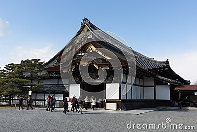 Ninomaru palace of Nijo Castle in Kyoto, Japan Editorial Stock Photo