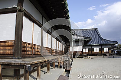 Ninomaru palace in nijojo castle in kyoto, japan Editorial Stock Photo