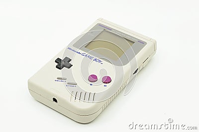 Nintendo Game Boy - Classic Edition. Editorial Stock Photo