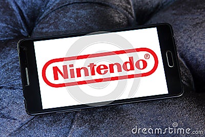 Nintendo game developer logo Editorial Stock Photo