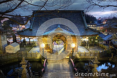 Nio-mon Gate at Narita-san Shinsho-ji, Japan Stock Photo