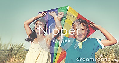 Nipper Youngster Children Kids Youth Concept Stock Photo