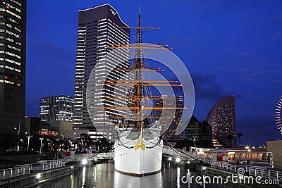 Nippon maru, sailing ship Editorial Stock Photo