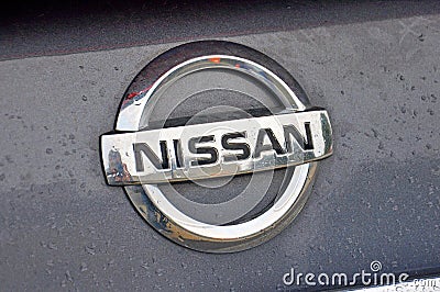 Nissan Car logo Editorial Stock Photo
