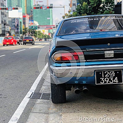 Nissan Datsun 120Y Editorial Stock Photo