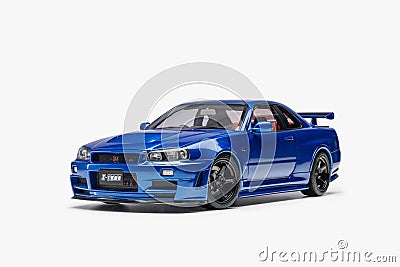 Nissan GT-R R34 Z-tune Editorial Stock Photo