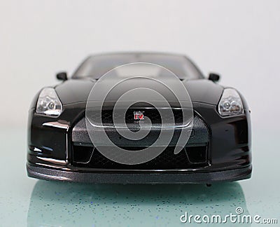 Nissan GTR front view Editorial Stock Photo